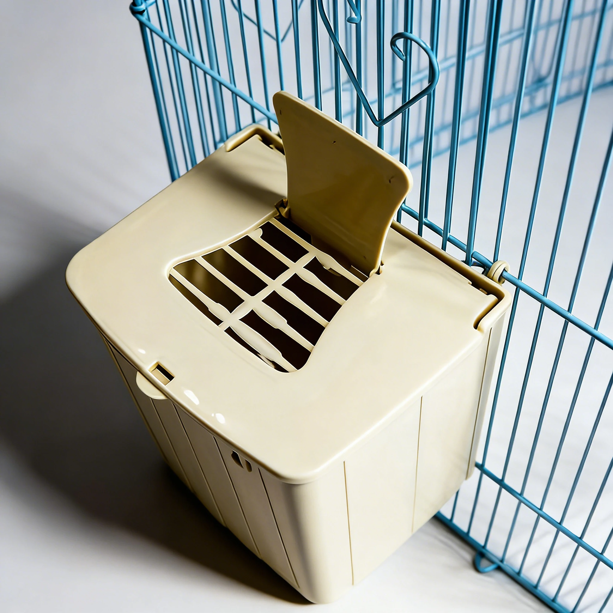 Wall-Mounted Bird Nest Box with Flip-Top Lid 1