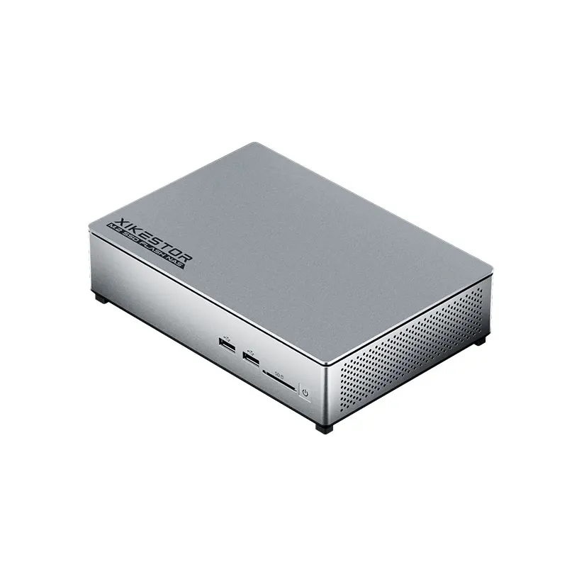 XikeStor 10G 개인 클라우드 스토리지 NAS 서버 16G 메모리 (DDR5 5600MHz) M.2 x 4 Intel-12450H 프로세서 올인원 10G RJ45 & SFP+