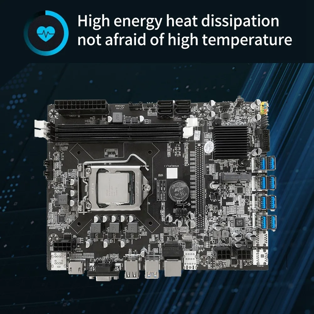 B75 8 ī BTC ̴  + CPU +  е + ݼ ư ġ ̺ (1M) 8XUSB3.0(PCIE 1X) LGA1155 DDR3 RAM MSATA