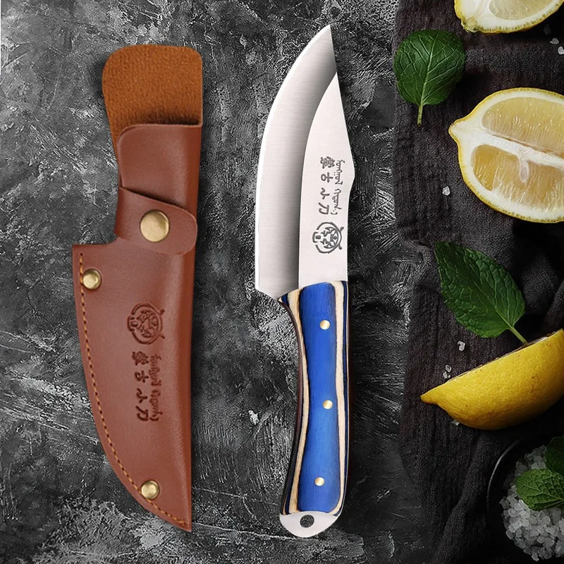 Fogred boning meat cleaver kitchen knife fruit vegetable cutting knife wooden handle fish fillet BBQ peeling slicing chef knife, kitchen knife, meat cleaver