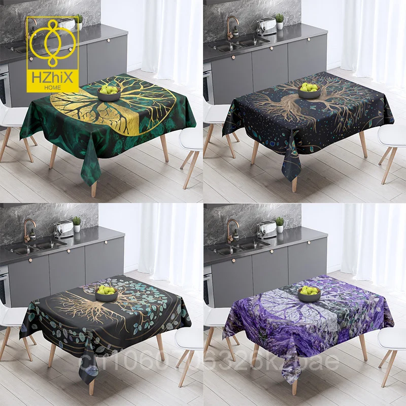 

Tarot Tablecloth Dust Proof Tree Of Life Altar Cloth Pagan Spiritual Pendulum Witchcraft Astrology Oracle Cards Pads 40x70cm