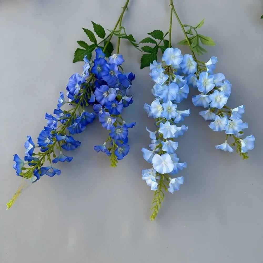 2-teilige Künstliche Rittersporn-Blume, Kleine Morgenblumen in Rosa, Künstliche Seidenblumen für Dekorative Anlagen