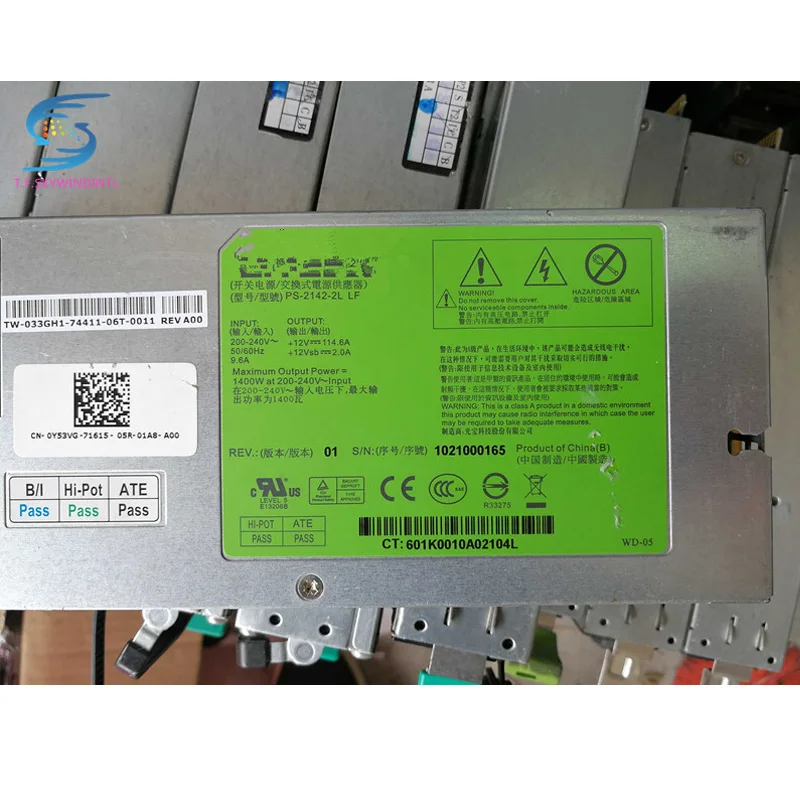 

Блок питания для серверов C6100 C410X 1400 Вт, 1400 Вт