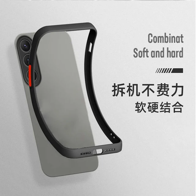 One Pieces Anime For Samsung S24 S23 S22 S21 S20 S10 FE Note 20 10 Ultra Lite Plus Frosted Translucent Phone Case - Image 4