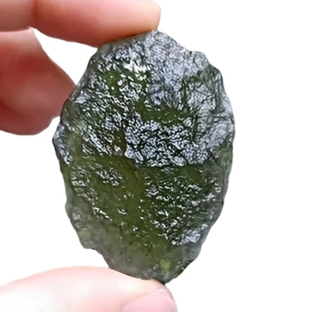 What This Moldavite Hides Behind Its Glowing Surface Could Shock You