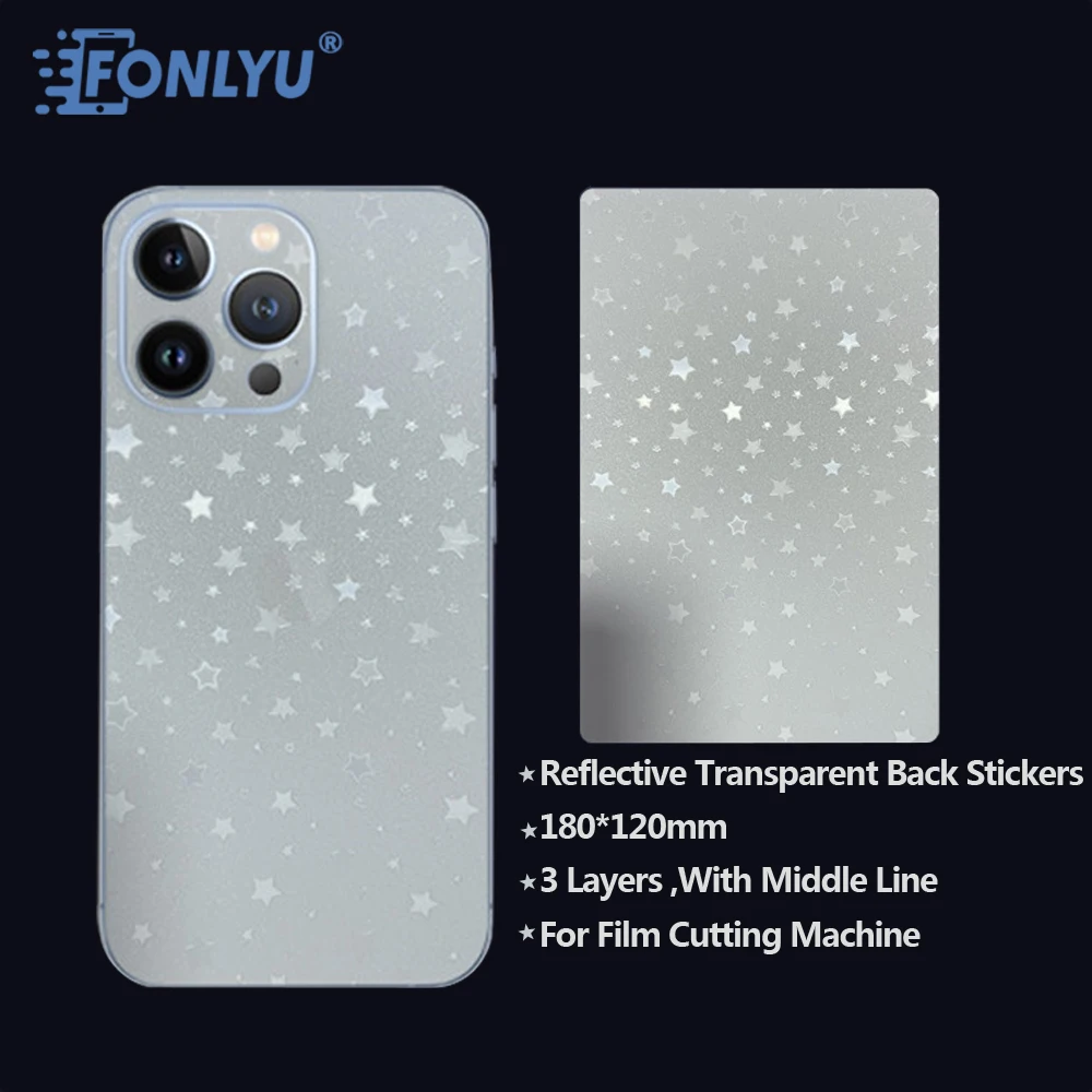

FONLYU Semi Transparent 3D Embossed Back Sticker Protective Film Rear Cover For Smartphone Skin Hydrogel Sheet Cutting Machine