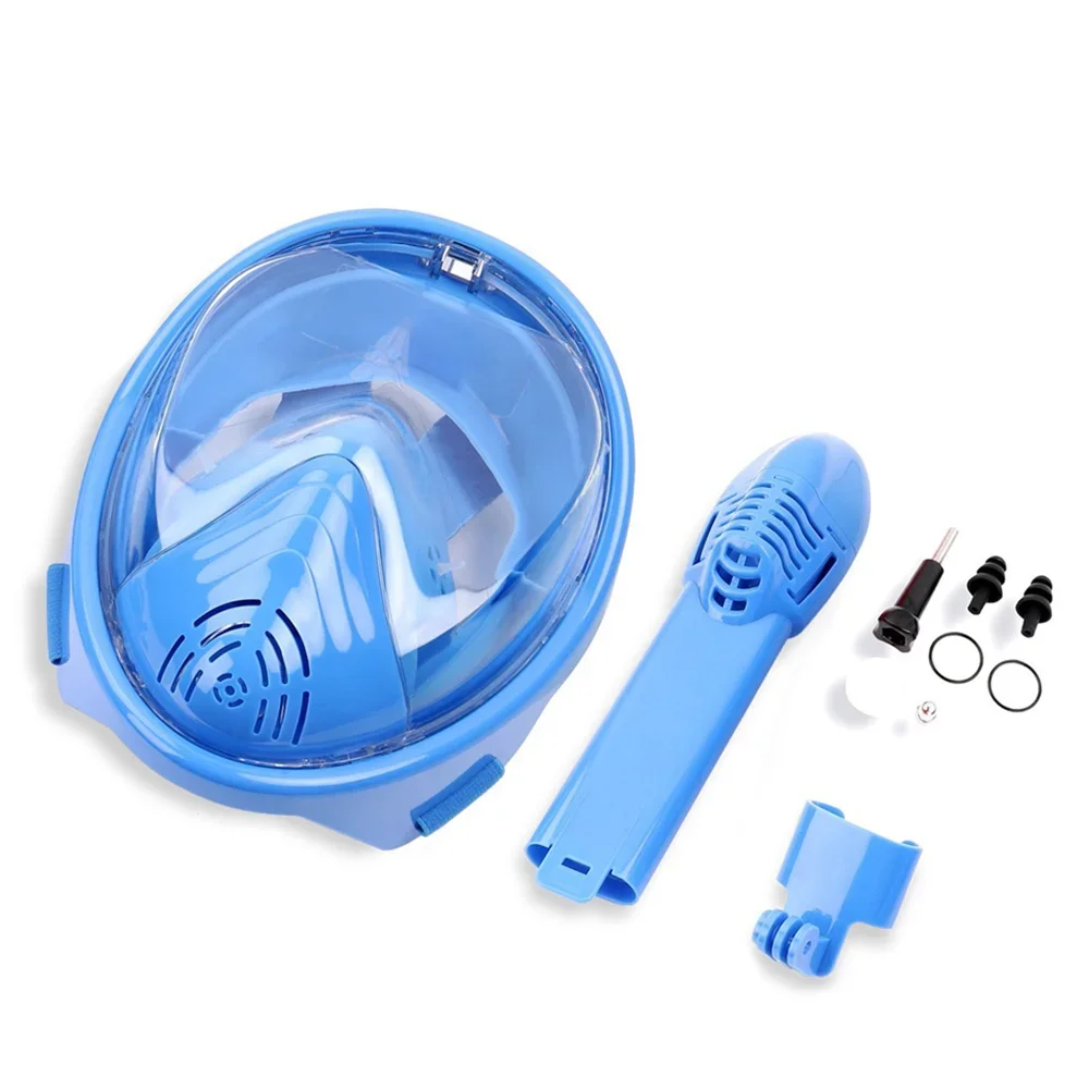 Kids Swimming Equipment Snokeling Support Goggles Full Face Diving Mask Swim and Snorkel 4~11 Years Children's Masks 6