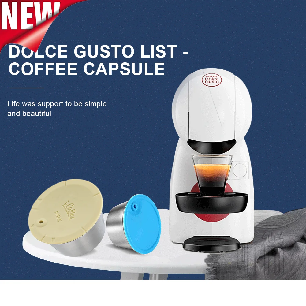 New Reusable Milk Pod & Coffee Capsule for Nescafe Dolce Gusto
