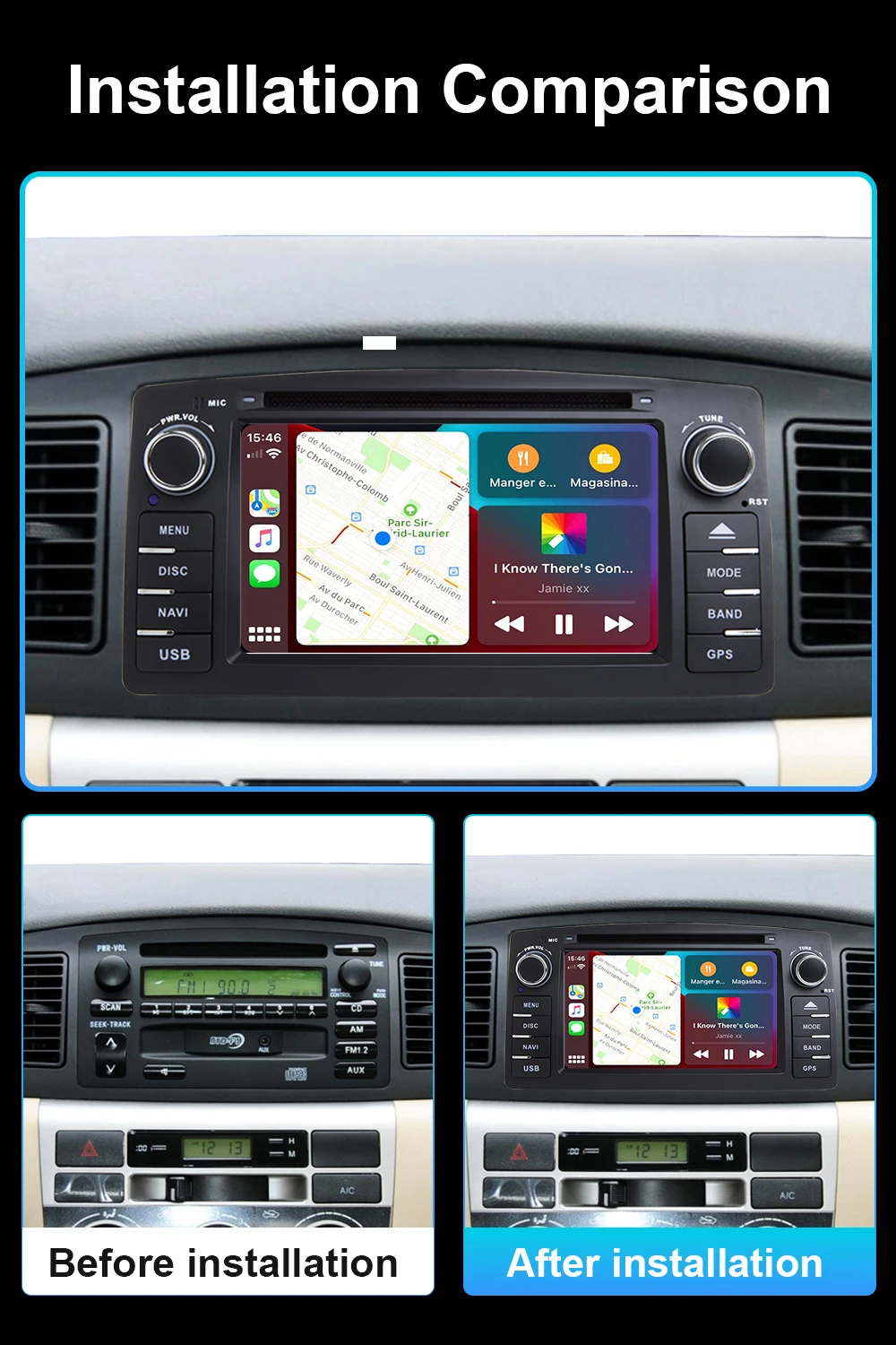Android Car Radio DVD Player For BYD F3 2007-2011 Touch Screen Car GPS Navigatio