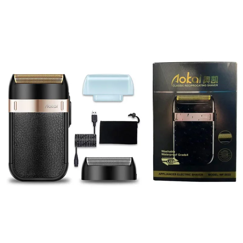 

Surker WF-2022 Mini Pocket Electric Shaver Reciprocating Hair Beard Razor Cordless USB Rechargeable Men's Barber Trimmer Machine
