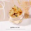 Nail Art Accessories Gold Silver Copper Foil Sequins Glitter Leaf Flake Sheet Bulk Foil Paper For Gilding Manicure Decoration 5