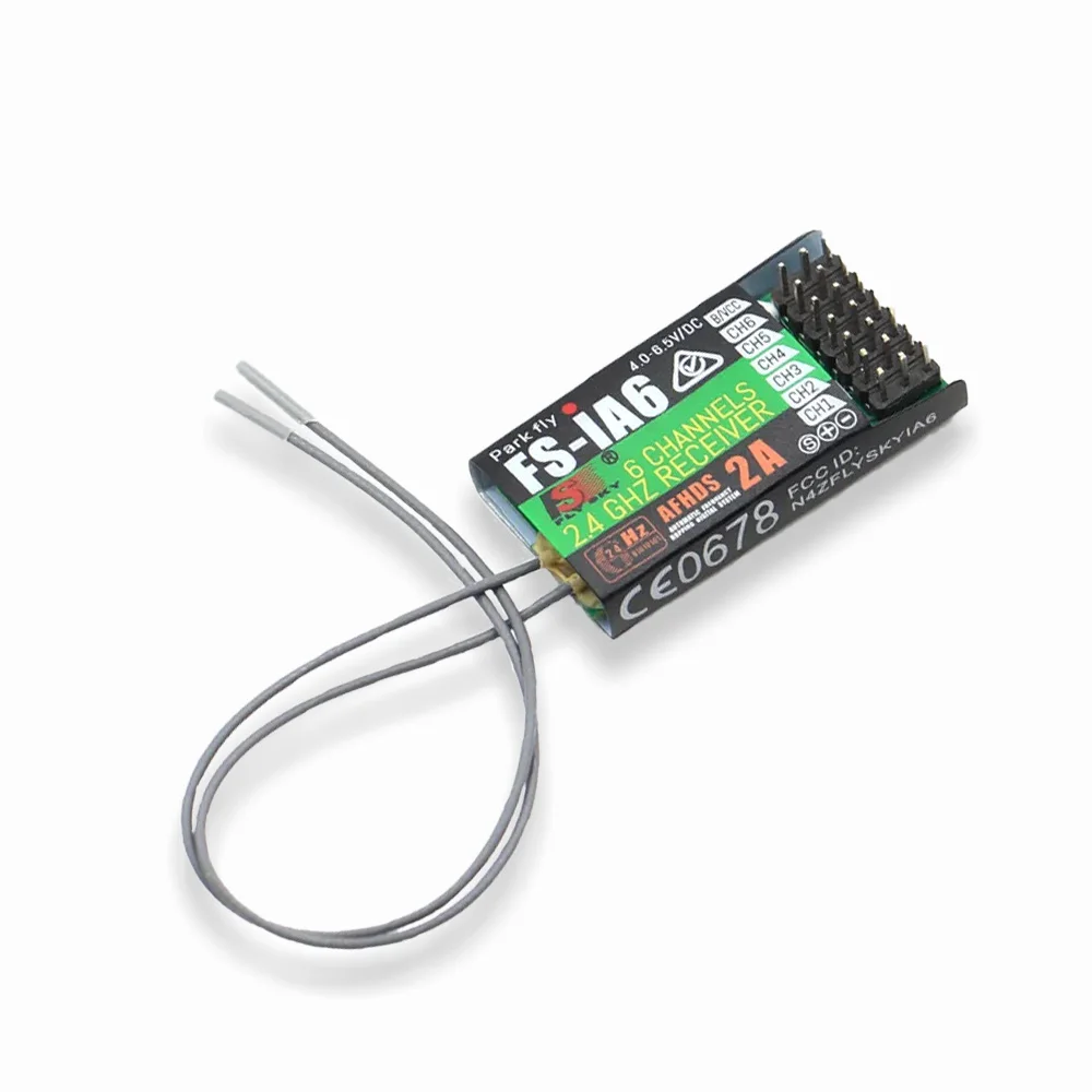 Flysky FS-IA6 FS-IA6B FS-IA10B 6Ch RC 리시버, 2.4G PPM 출력, iBus 포트 호환, Flysky i4 i6 i10 송신기