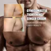TRSTAY GYNECOMASTIA TIGHTENING GINGER CREAM ingredients: Ginger, Squaiane.Wich Hazel, Xanthan Gum,Citrus Adid, etc. 3