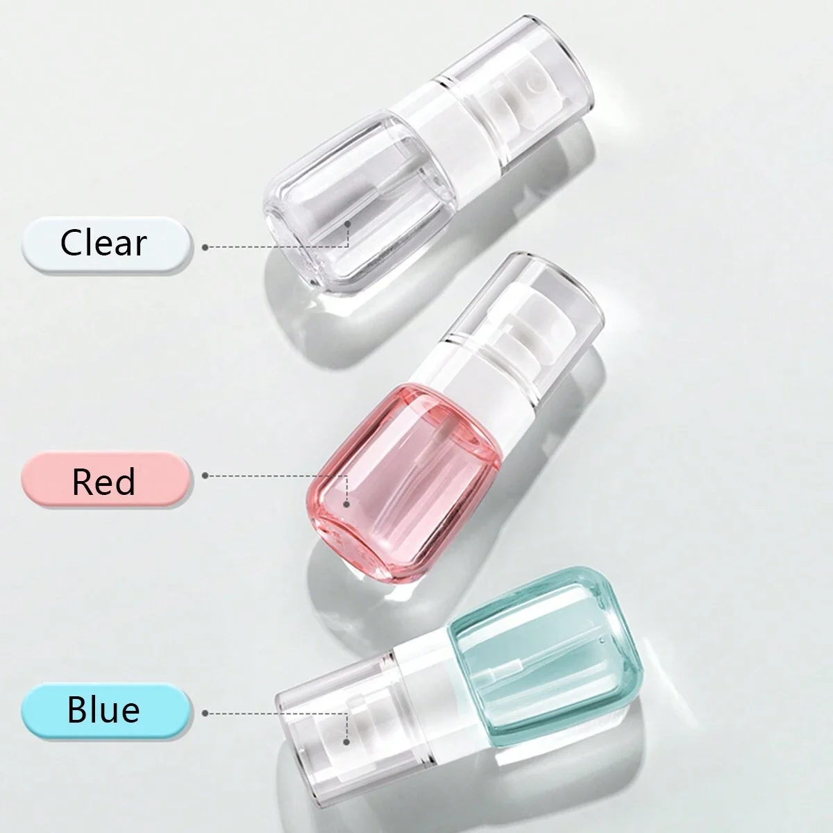 2pcs Portable Clear Spray Bottle Travel 30/60/100ml Perfume Atomizer Dispenser Bottle Mist Toner Lotion Empty Refillable Bottles 4