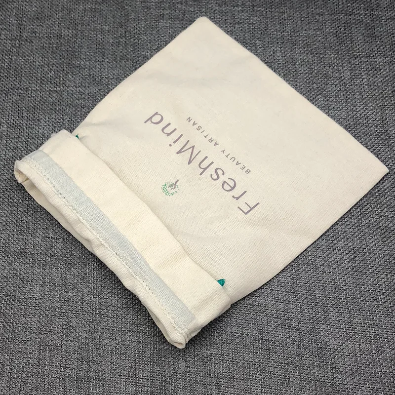 50PCS 코 튼 선물 가방 포장 쥬얼리 화장품 웨딩 파티 저장소 캔디 Drawstring 주머니에 대 한 재사용 가능한 향 주머니 인쇄 로고