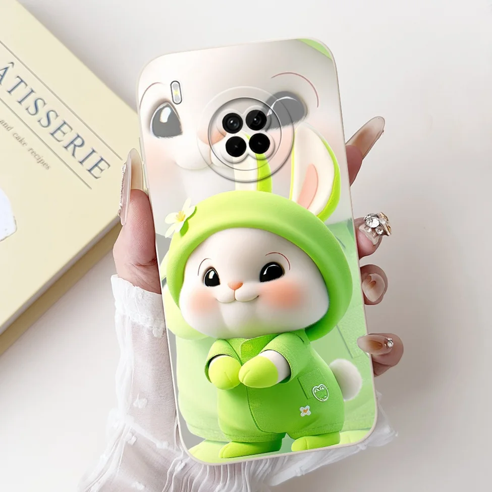 Fashion Cute Cartoon Luxury Flower Silicone Shockproof Bumper Back Cover