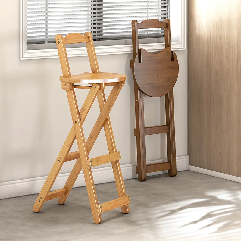 Bar Chair Simple Home Bar Chair Balcony Backrest Stool Coffee Shop High Stool