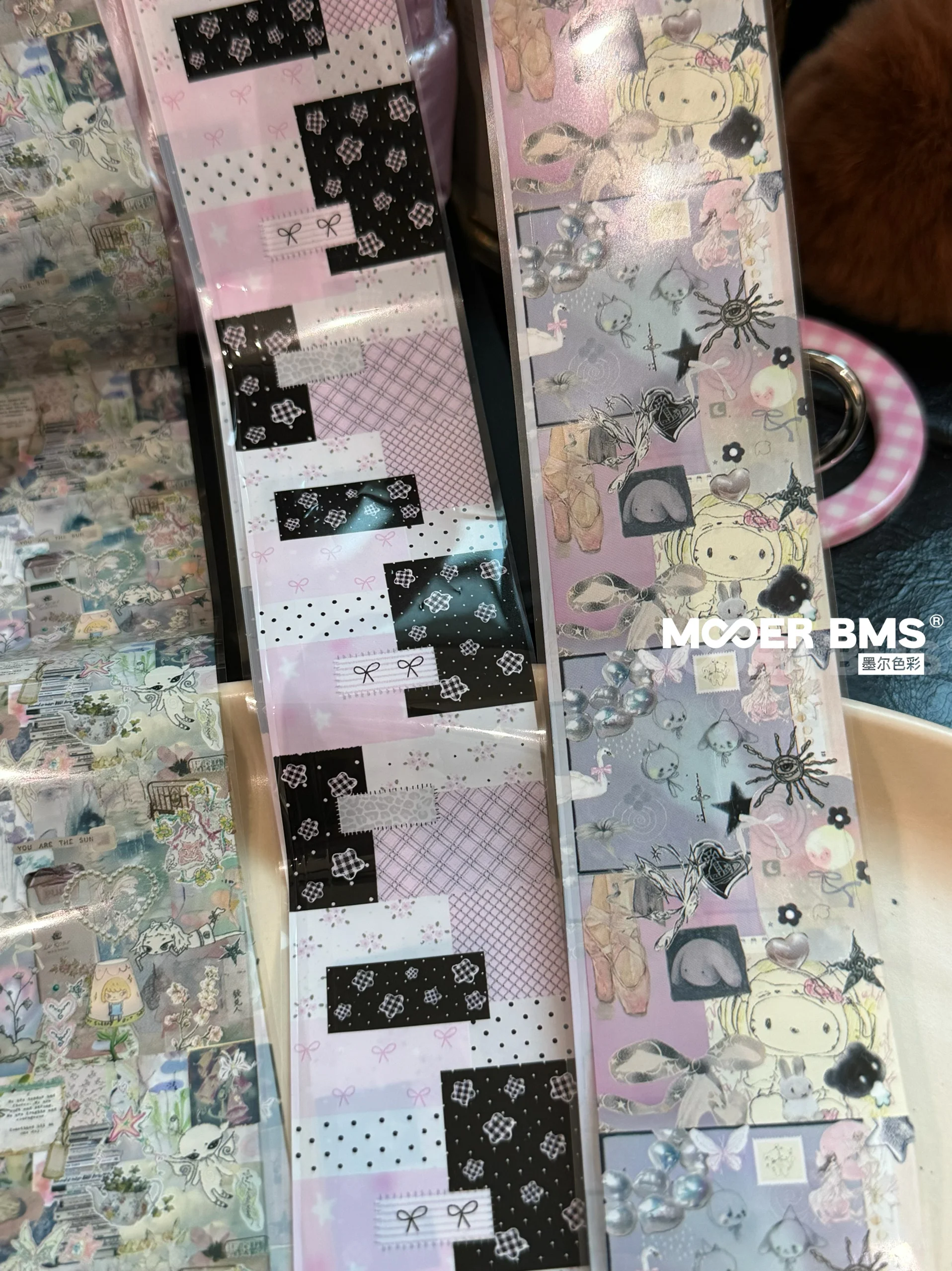 Hand-painted Graffiti Manicure Transfer Stickers Nail Foils Nail Decals Needs To Be Matched with Transfer Glue
