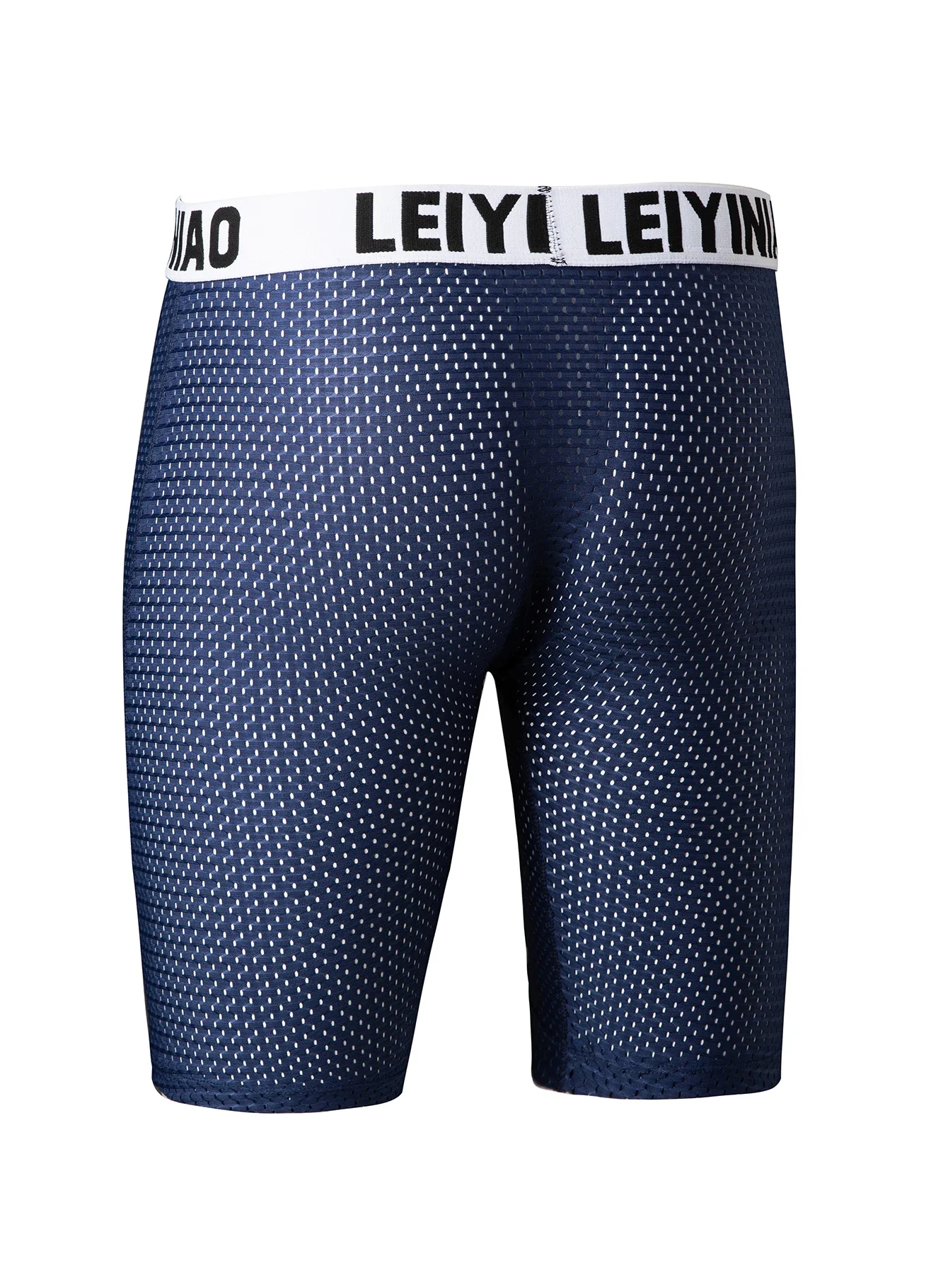 Men’s Boxers Shorts Ice Silk Mesh Underwear Cueca Breathable U Convex Pouch Panties Man Middle Long Leg Underpants Large Size Best Sellers In Men's Clothing