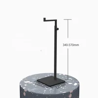 1 Pcs Adjustable Polished Gold / Silver Hanging Bag Handbag Shelf Display Stand Purses Handbag Holder Rack 1