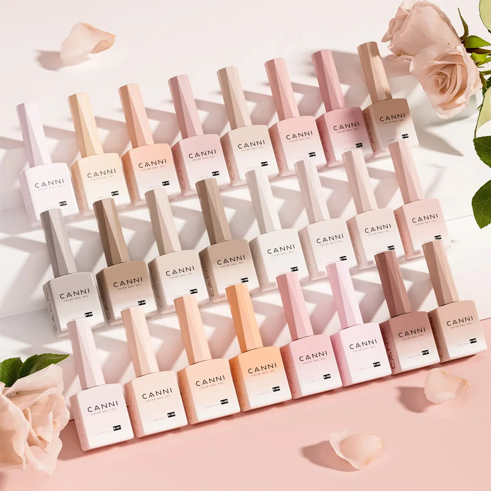 CANNI HEMA FREE Nail Gel Polish VIP Kit Color Chart Diamond Top Coat 30pcs/set 9ml Soak Off UV LED Nail Manicure CC1 to CC7 Kit 2