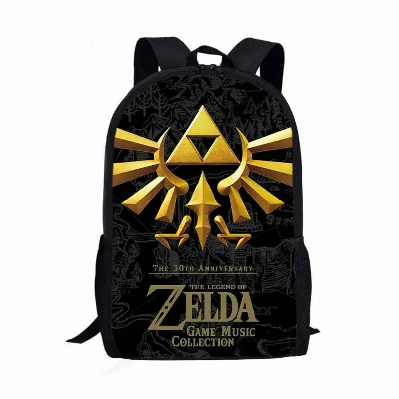 Jeu la légende de Zeldaes cartable anime dessin animé sac à dos
