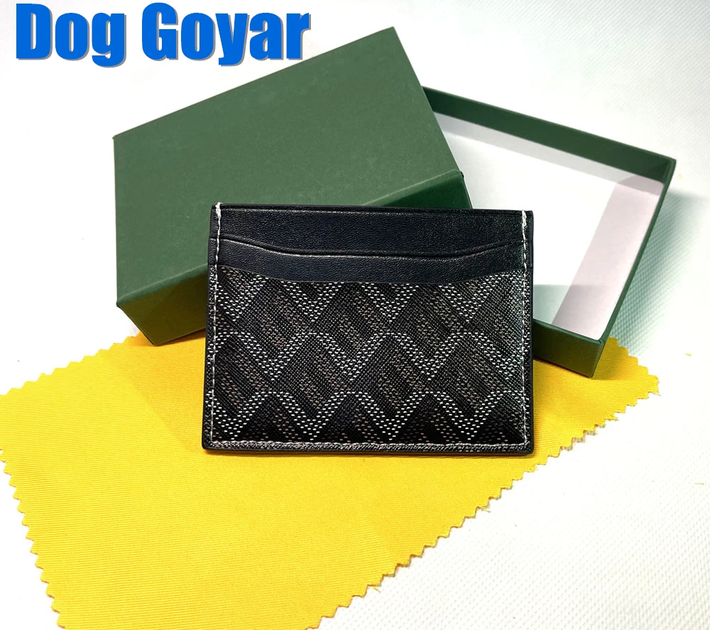 

Dog Goyar luxury upgraded version card case Korean card holder for men and women popular design fashion Y print card case