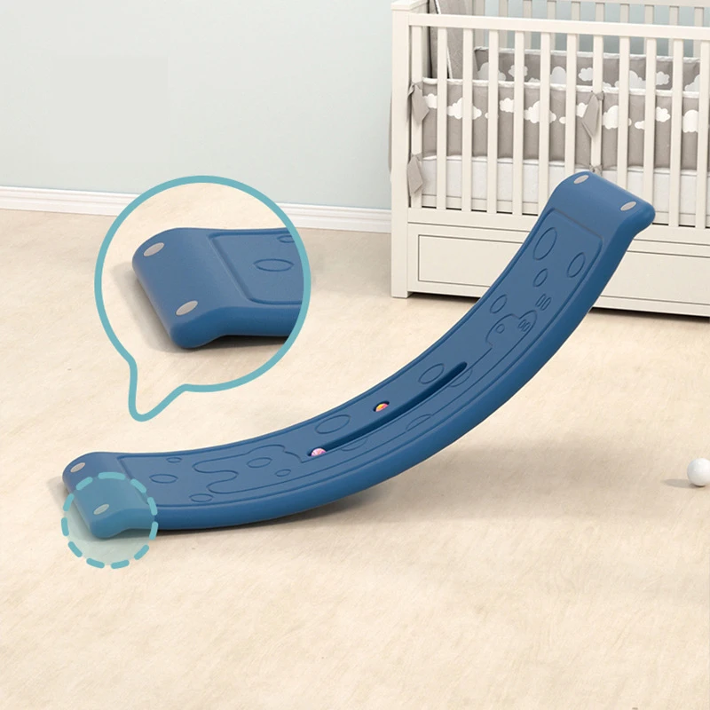 Indoor Children Balance Seesaw Adults Yoga Fitness Equipment Multifunction Kids Anti-Drop Exercise Toy Curved Board Balance Beam