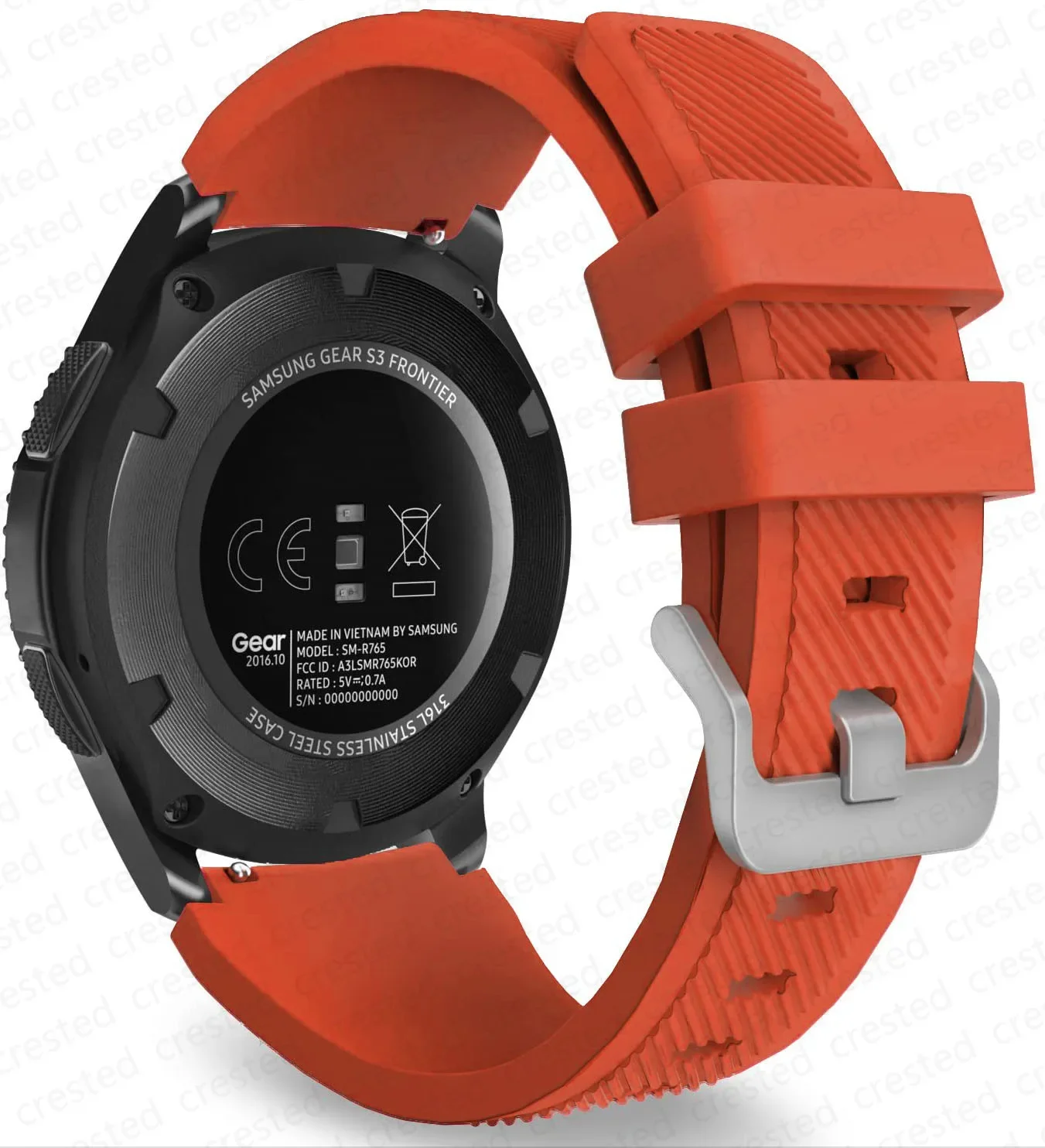 Soft Silicone Sport Strap - 22mm Bracelet