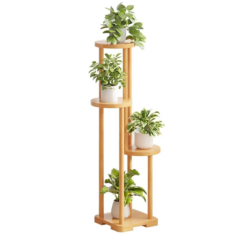 Bamboo 2 / 3 Tier Plant Stand Rack Flower Pot Holder Shelf Indoor Outdoor Planter Display Shelving Unit for Patio