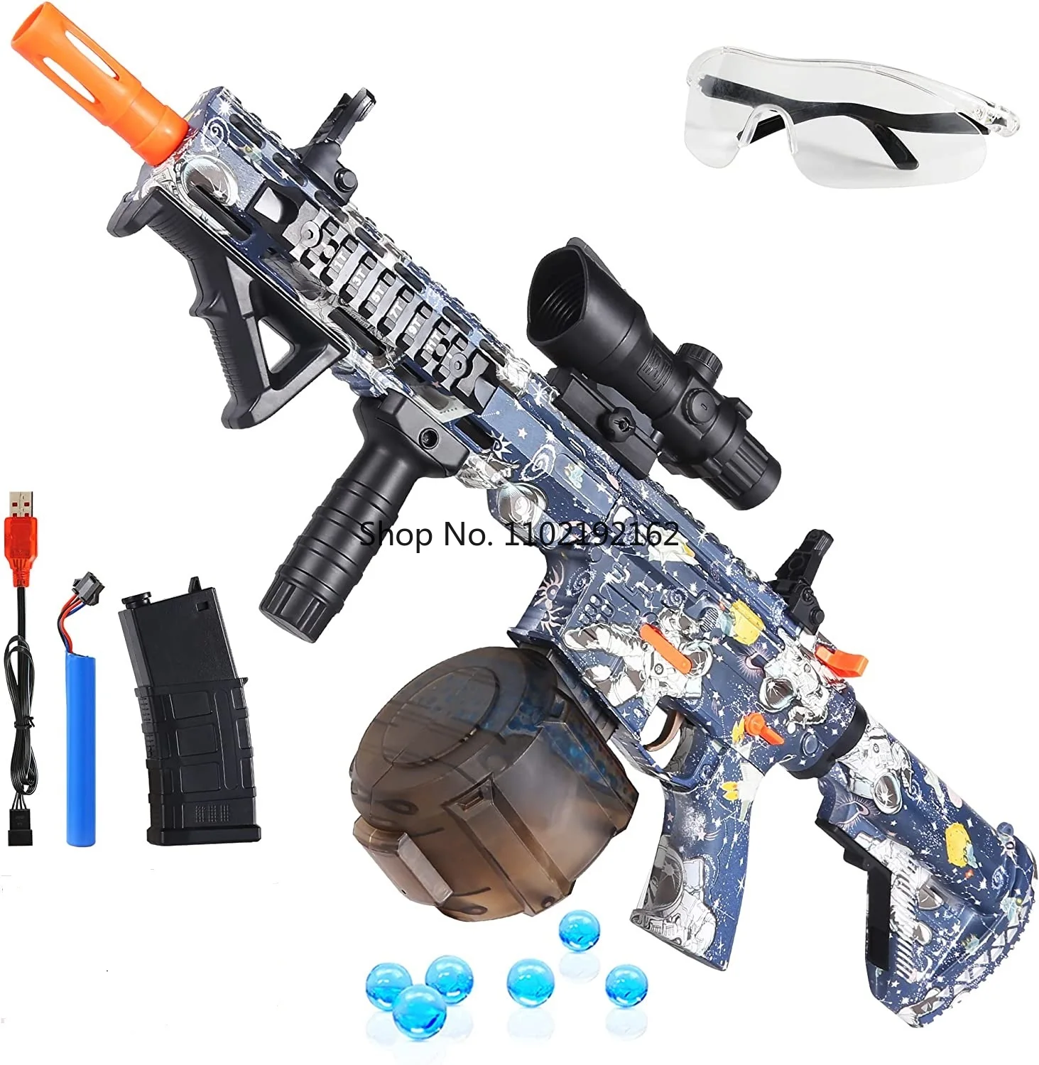 Airsoft Electric Sniper Rifle Gel Blaster Sniper Rifles Gel Guns Blasters Snipers Toy Guns