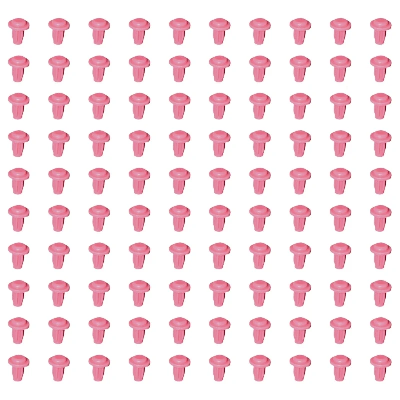 100Pcs Anticollision Embedded Cabinet Door Bumper Nonslip Silicone Foot Pad Hole Plugs Fasteners Furniture Accessories