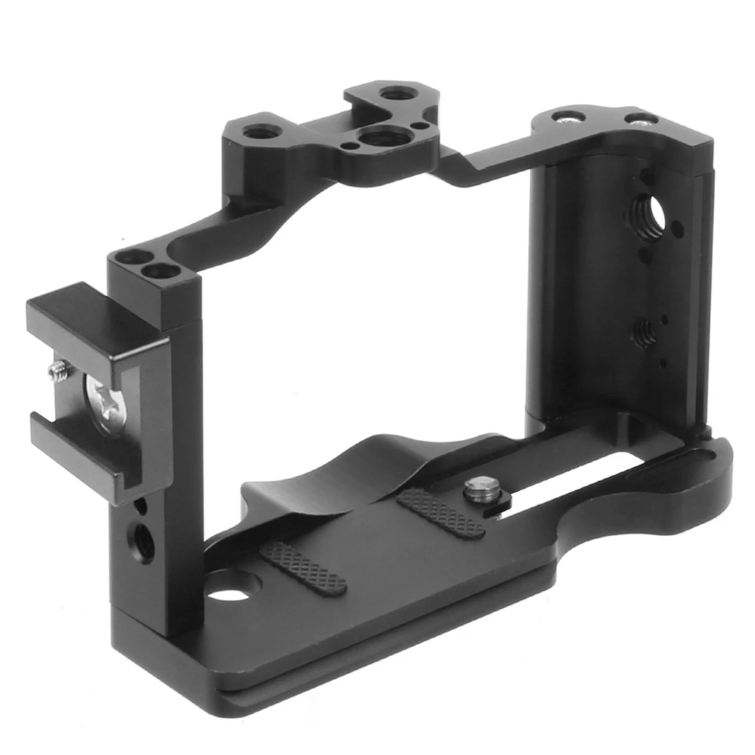 ZV1 Kamerakäfig Rig Stabilisator für Sony ZV1 SLR Kamera Kaltschuh 1/4 3/8 Arri Halterung für Mikrofon LED-Lichtverlängerungshalter Vlog-Käfig – Detail 13