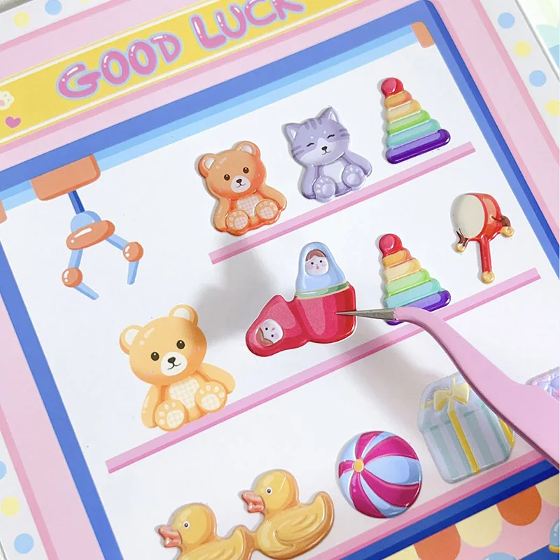 Sheet Stickers for Kids Pretty Aesthetic Cute Set Pack Handmade DIY Children 17 Sfc33479cb5964db6b0917bfa85a0b062d