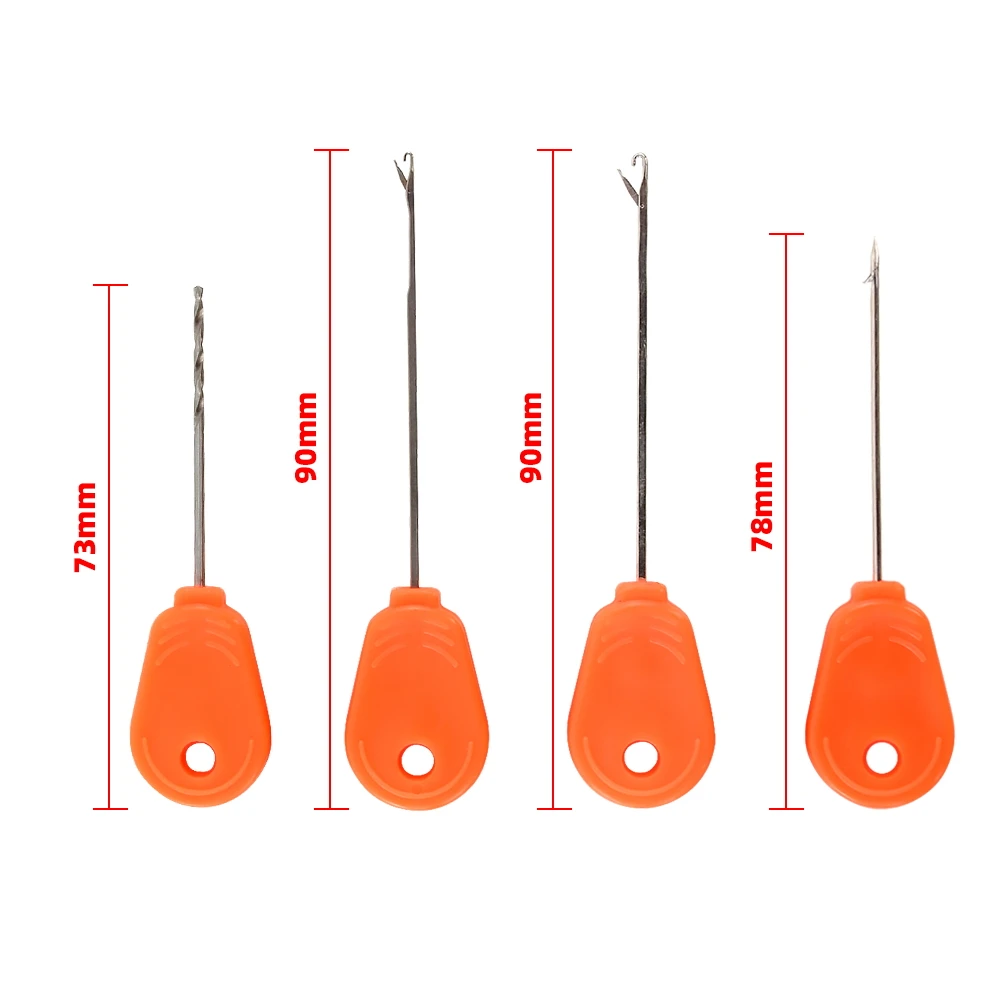 Carp Fishing Bait Needle 4pcs With Box Fishing Bait Tools Accessories Fishing Tools Fishing Accessories Fishing Tackle