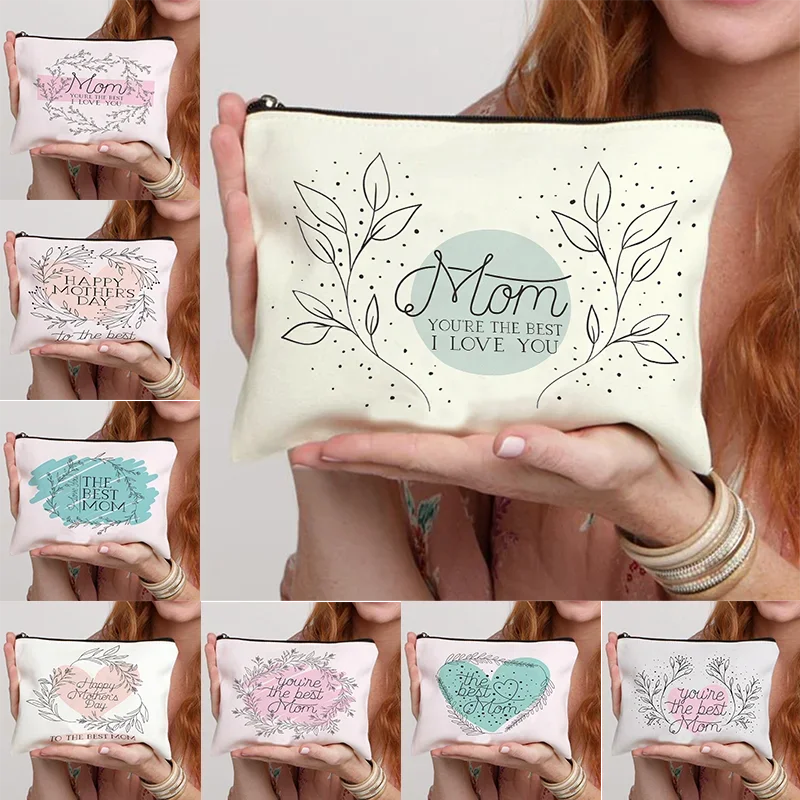 

Mother's Day Gift Print Female Wash Storage Pouch Marraine Gifts Makeup Bags Women Cosmetic Case Travel Toiletries Organizer