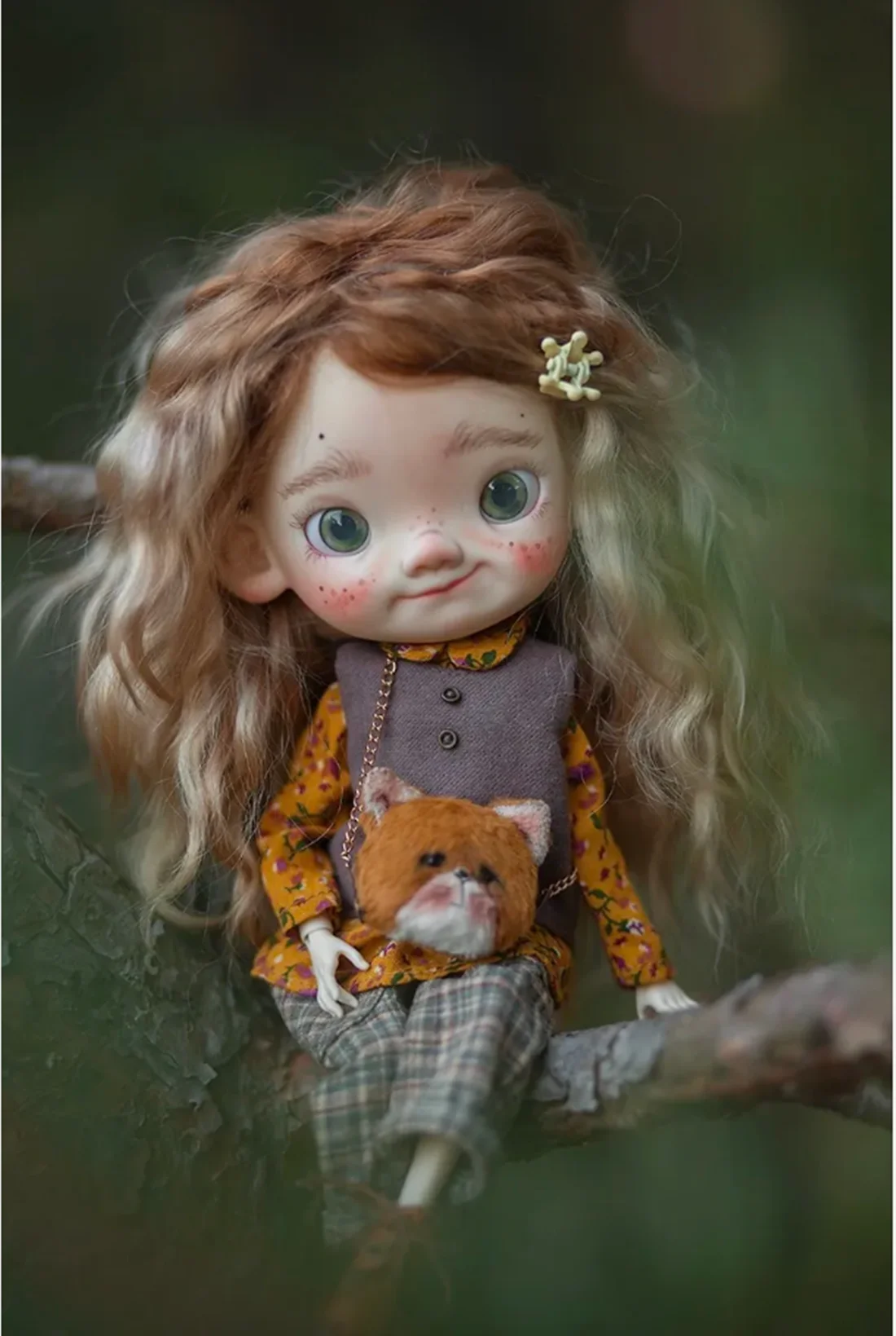 Amzing Expression 1/6 Big Head Pii With Girl Body Extra Free Mani E Piedi Pipi Jaki Naughty Happy Cute Minor Bjd Dolls