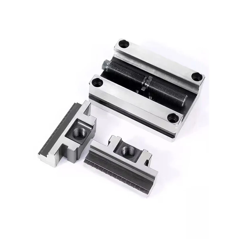 Center Concentric Flat-Nose Pliers High-Precision Four Turn Table Fixture Self-Centering Vise Machining 5