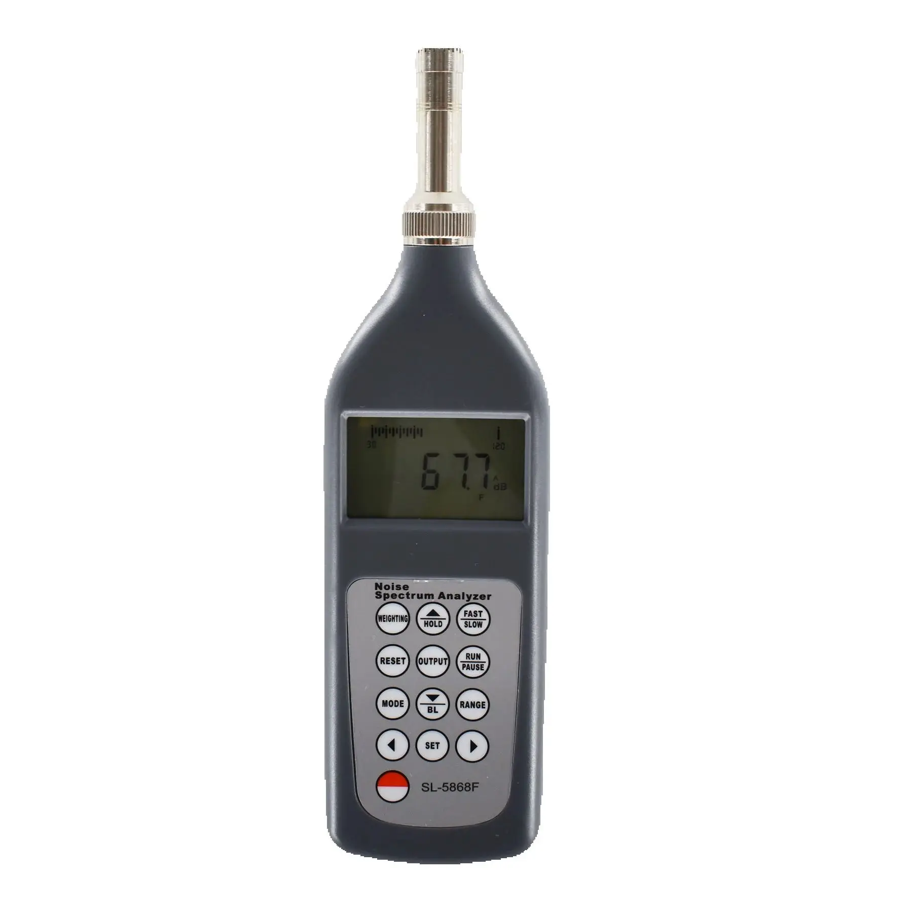 Noise Spectrum Analyzer SL-5868F Sound Level Meter digital detection technology Range 25dB~130dB (A) (With the software) 3