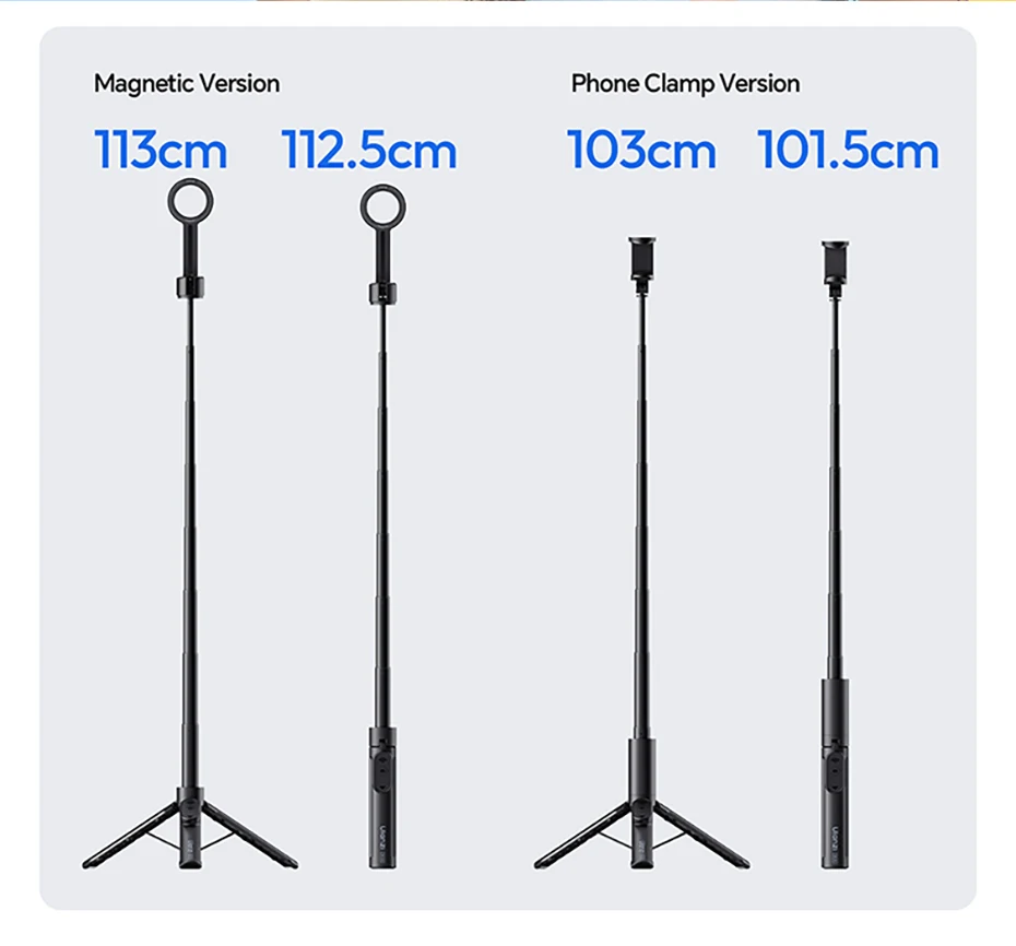 Ulanzi SK26 Portable Selfie Stick with Phone Holder description image 9
