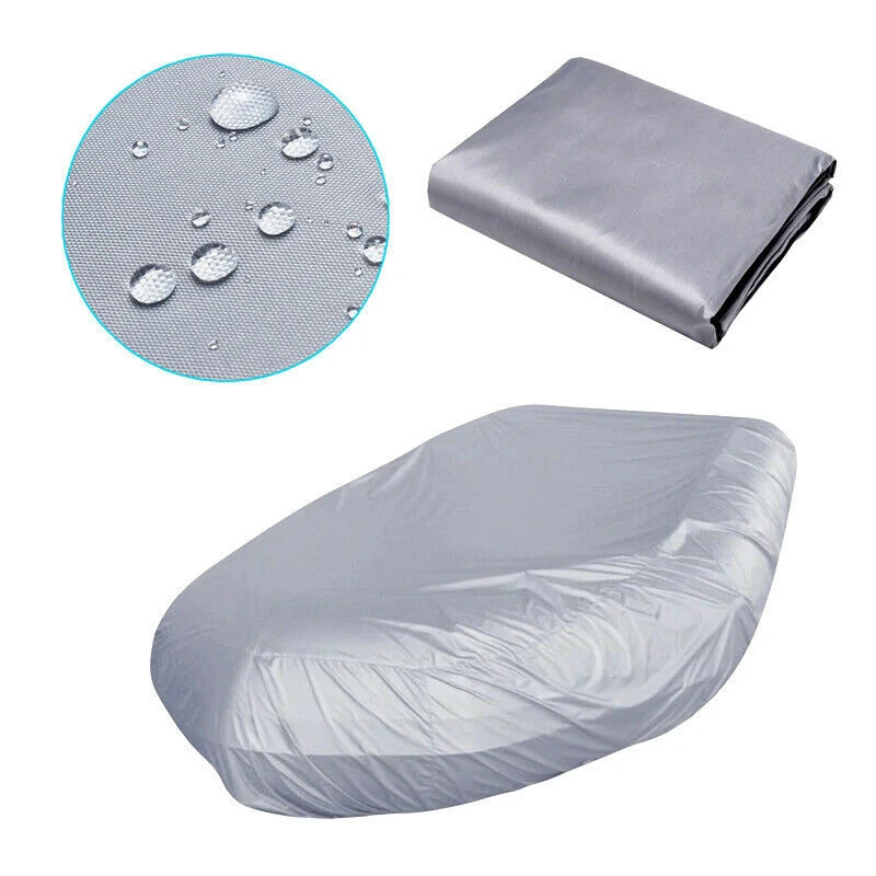 Boat Cover Inflatable Dinghy Waterproof UV Sun Dustproof Protection Kayak Cover 210D Oxford Cloth