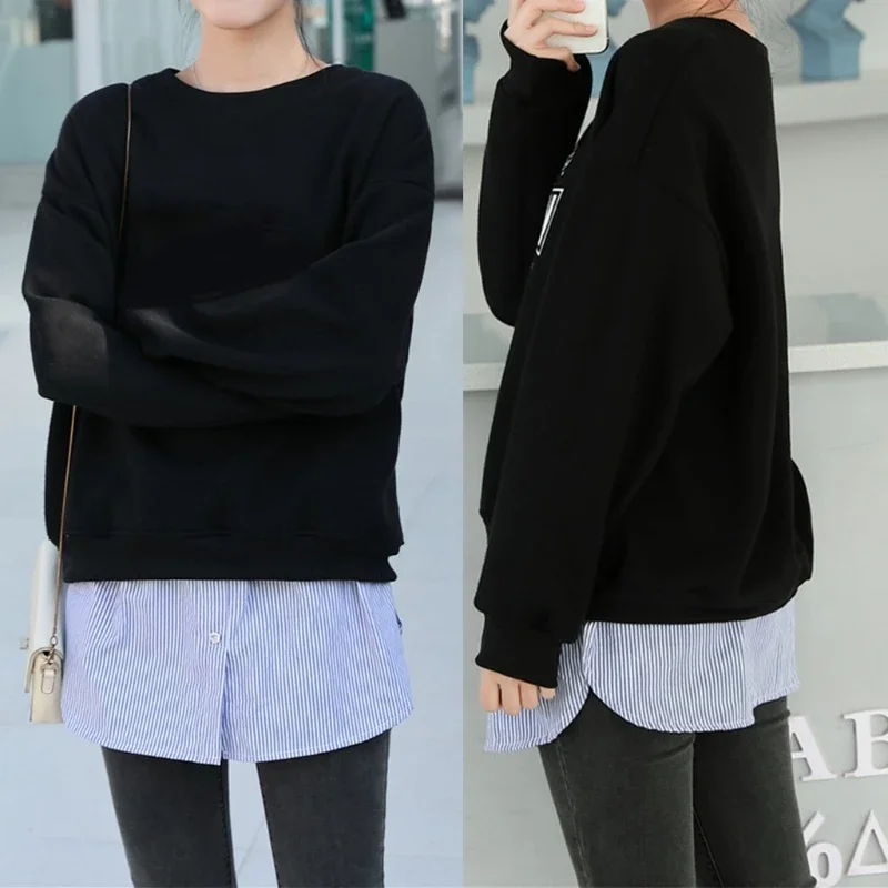 Camicia Maglia Blusa Donna Camicetta Nero Strass Raso Manica Lunga - Foto 10