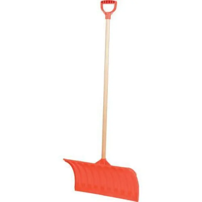 

Bigfoot 21" Poly Pusher Snow Shovel - Wooden Handle