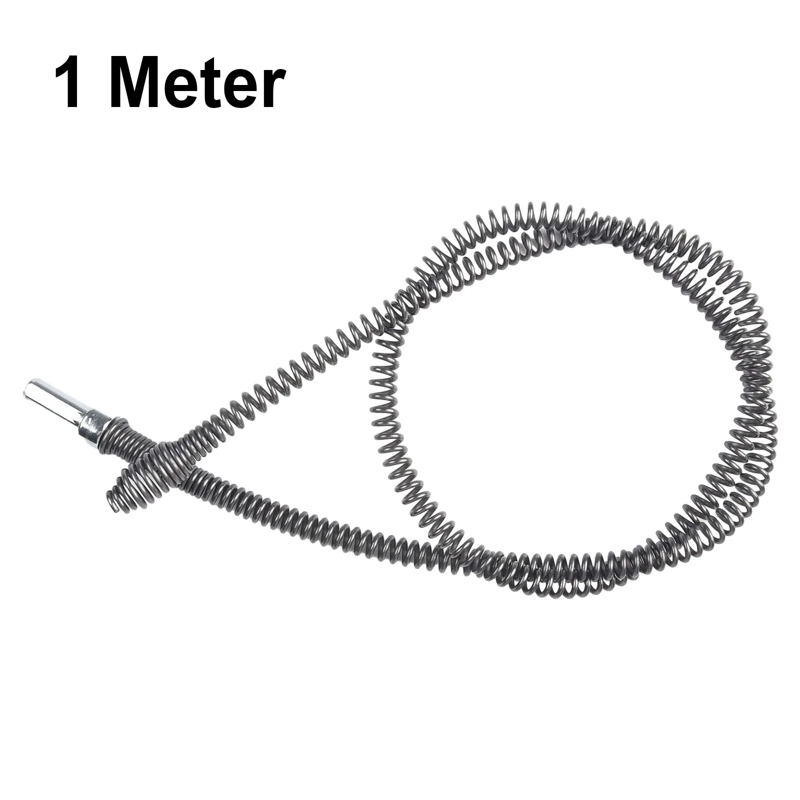 

1Pc Drainer Pipe Dredging Tool Drill Connector Rod-Spring Pipe Sewer Unblocker 3/2/1M Manganese Steel For Bathroom Kitchen