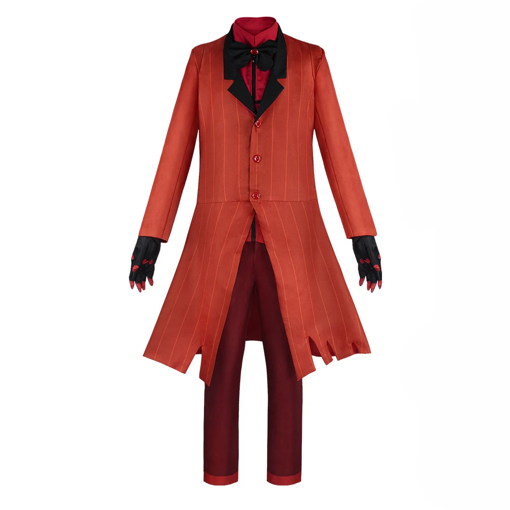 Hazbin Hotel Alastor Red Suit Cosplay Costume