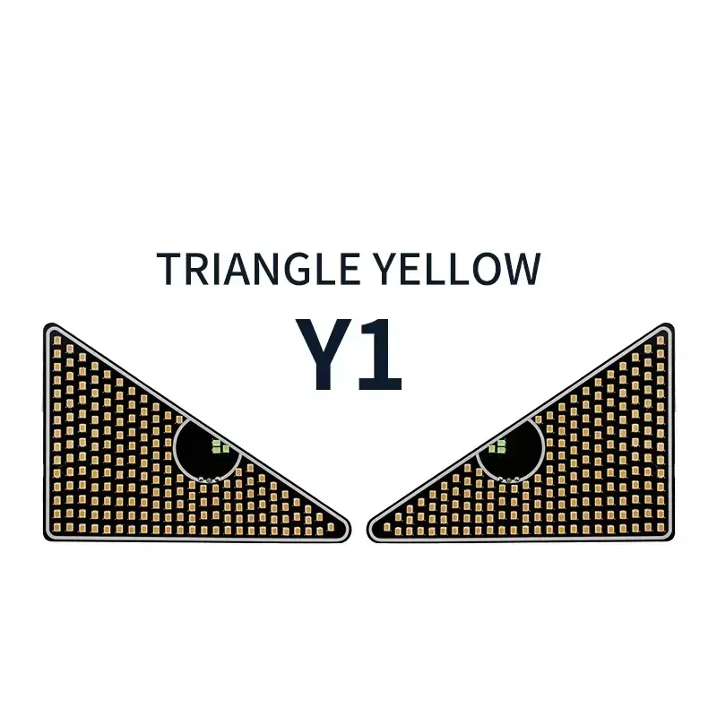 عيون الشيطان مصباح ليد أضواء الإشارة لسيارة تحذير...