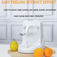 Electric Spiral Potato Peeler Automatic Apple Peeler Smart Vegetable Fruit Peeler Machine Peeling Tool 2