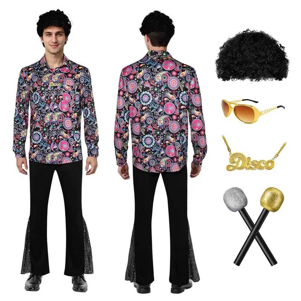 Disfraces De Los 80 Hombres 80 Cumpleaños Hombre Disfraz Camisa De