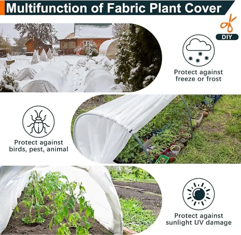 Plant Covers Freeze Protection Garden Netting Anti-freeze