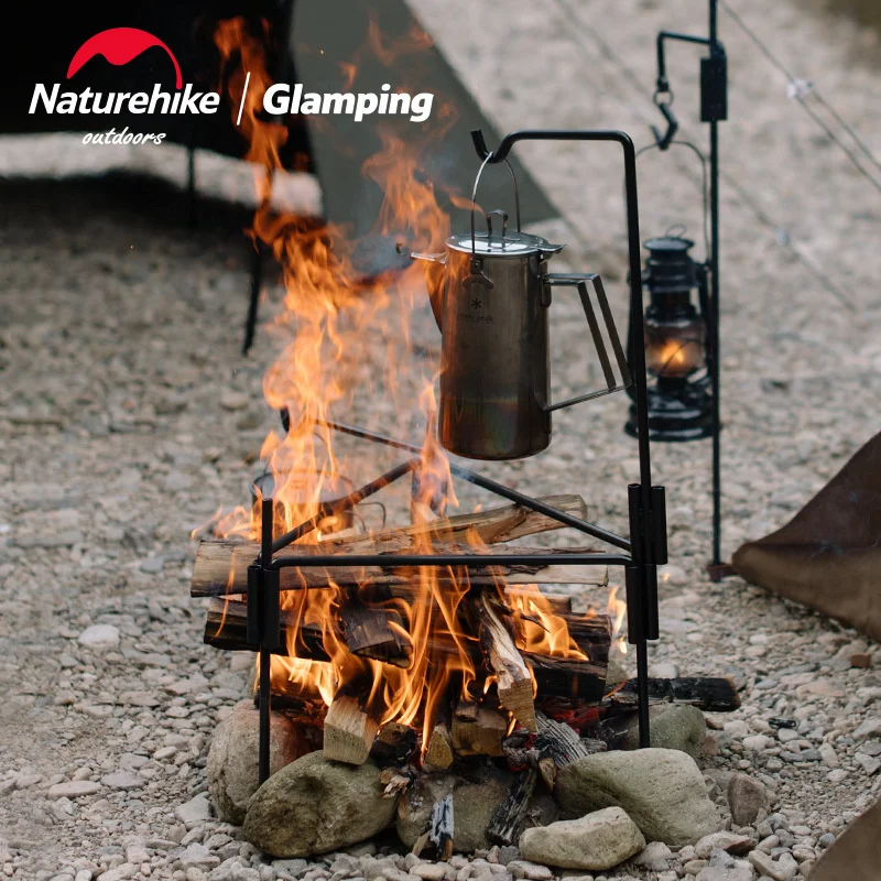 Naturehike Outdoor Combination Fire Rack Portable Bonfire Holder Camping Heating Firewood Stove